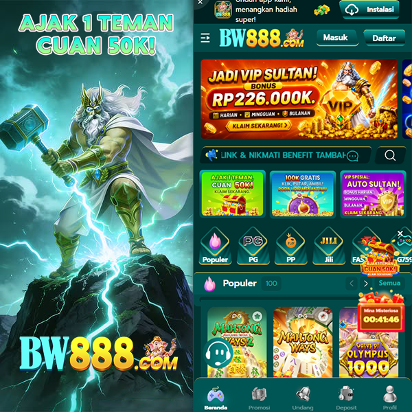 BW888 - Login Situs Resmi dan Nikmati Ragam Game PG Soft